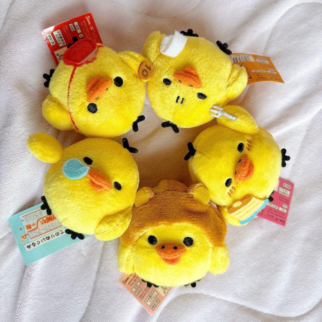 【希少】2014年 キイロイトリ てのりぬいぐるみ5点セット