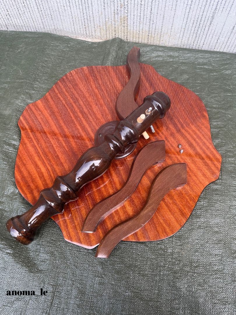 【サイドテーブル】イタリア　象嵌細工　花台　飾り台　インテリア◎