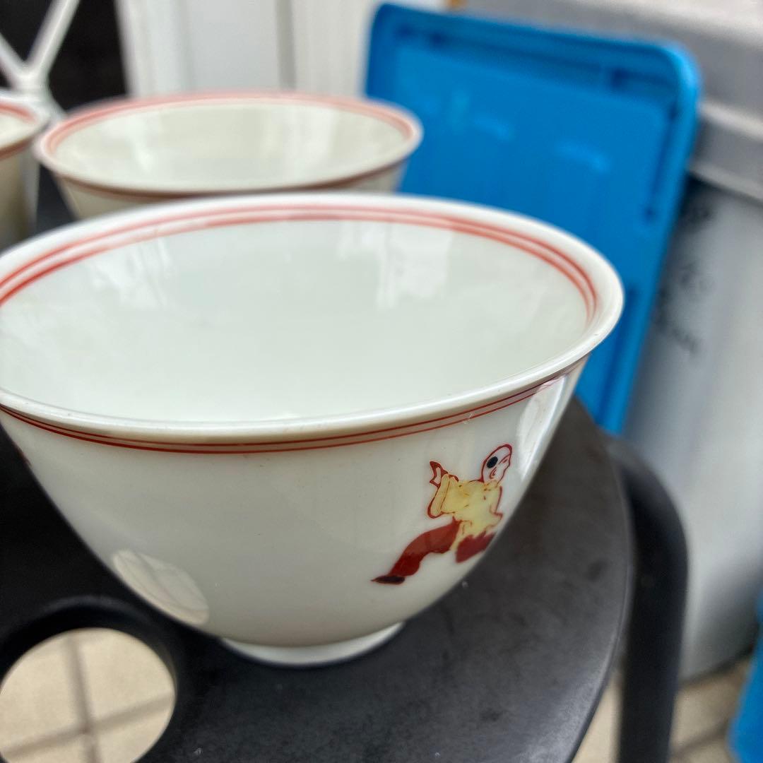 中国美術品　明成化年製　染め付け　仙人　レトロ