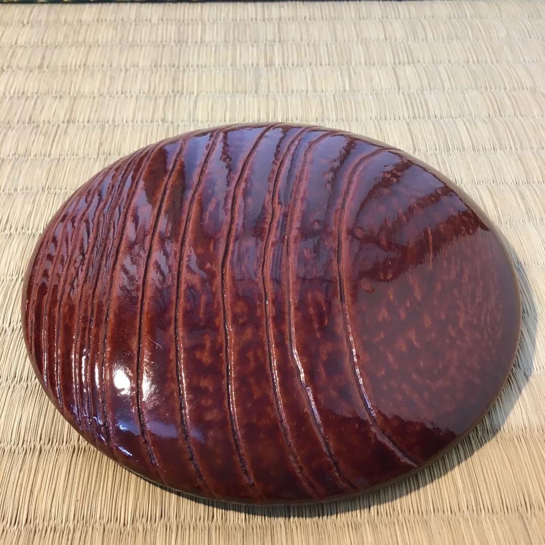 済　茶道具　澤陽平香合　写　松尾流6代　仰止斎￼書付　共箱　S259KG