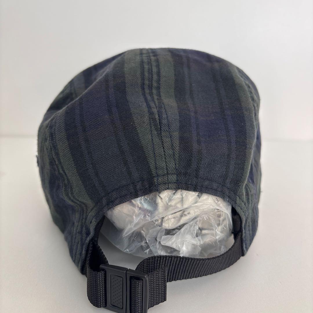 Supreme ジェットキャップ　帽子　チェック　ポケット付　ボックスロゴ