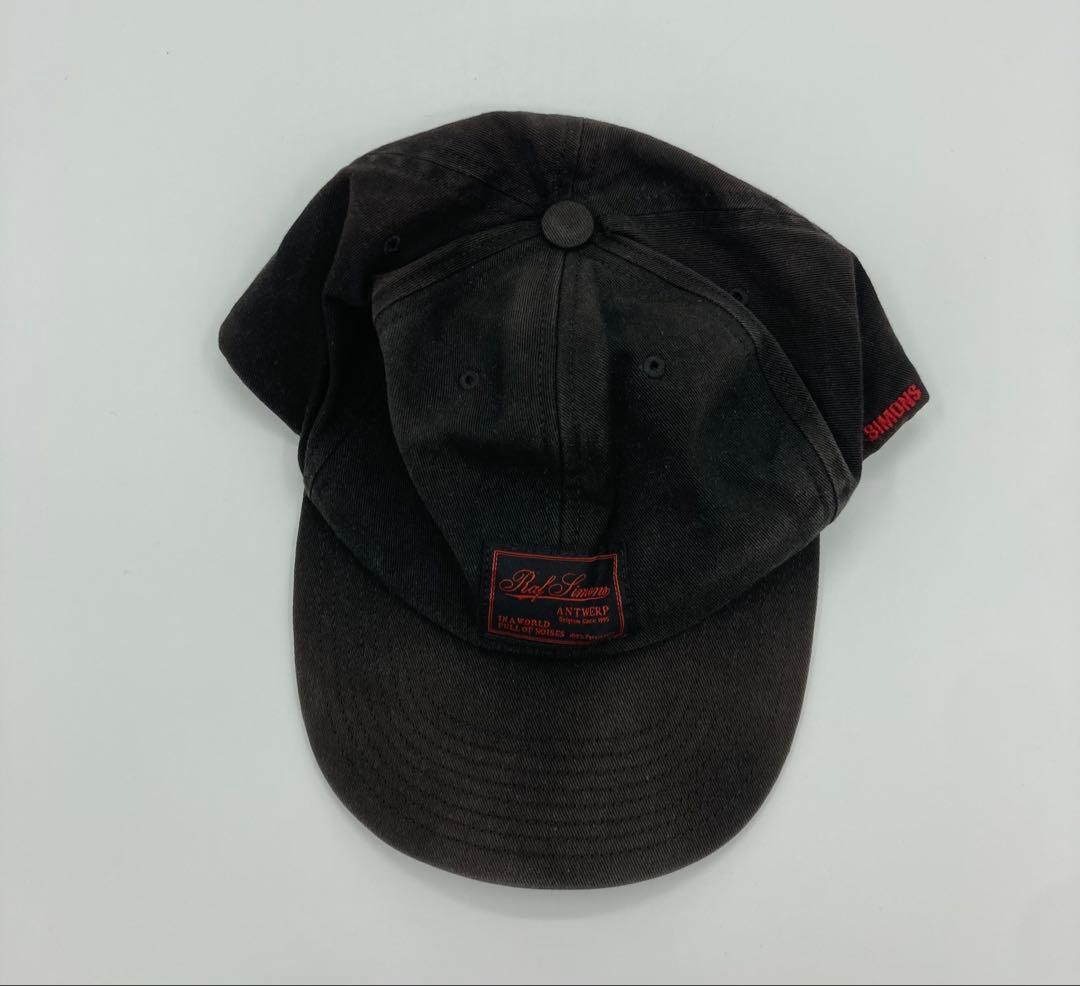 RAF SIMONS ラブシモンズ キャップ 古着 ブラック ONE