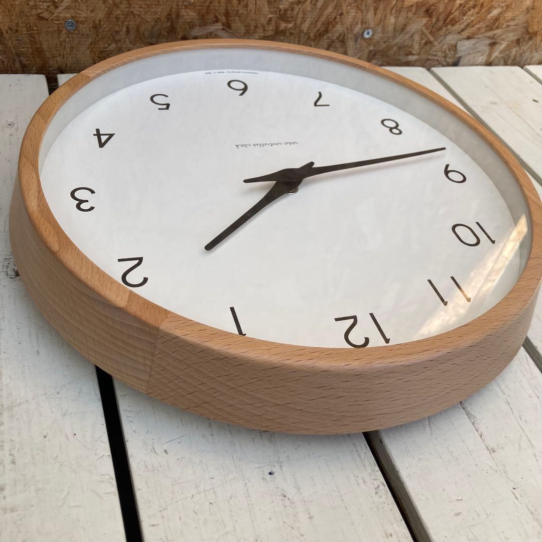 0552 Lemnos 電波時計　掛時計　Campagne　カンパーニュ　美品