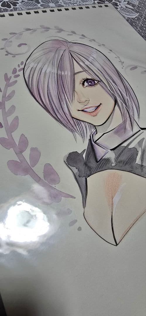 桃桃子（Peach Momoko）先生 FGO マシュ・キリエライト 原画