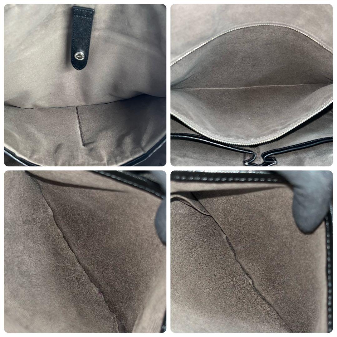 美品 ペッレモルビダ キャタピーノ ブリーフケース 2way ブラック レザー