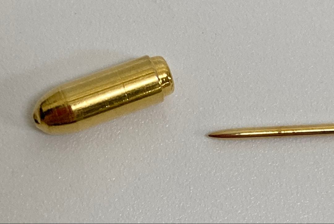 シャネル/CHANEL クローバーモチーフ　ピンブローチ　フェイクパール