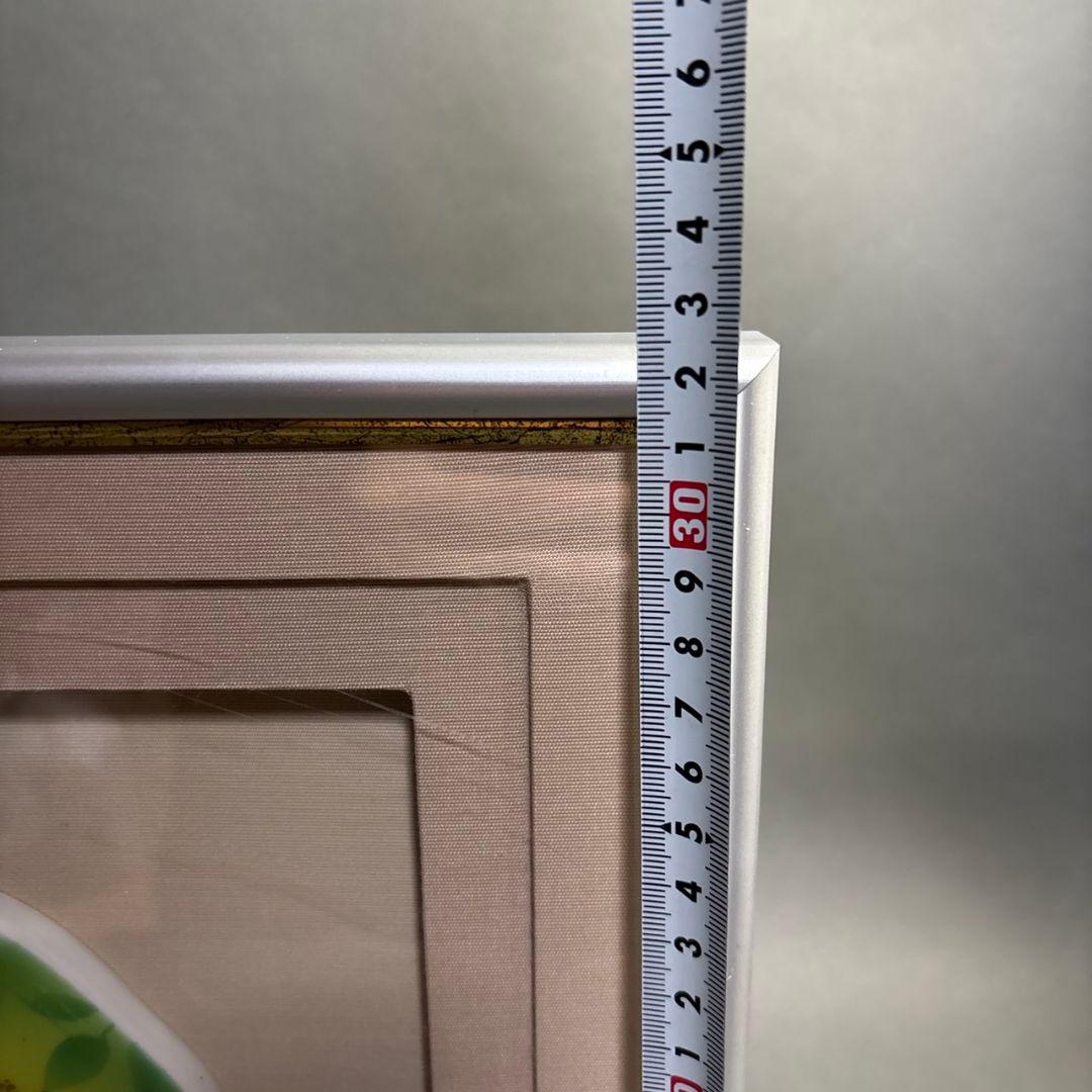 九谷焼　人間国宝　吉田美統 陶板　額