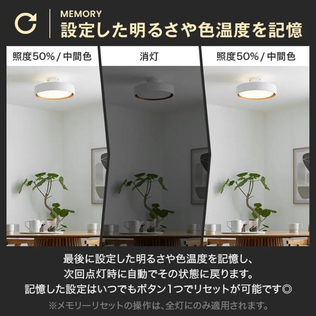 シーリングライト アッパーライト付き 間接照明 8畳 LOWYA ブラック