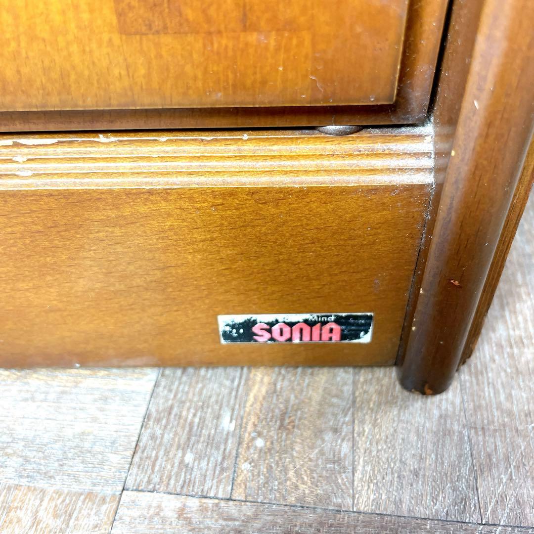 希少！ソニア　電話台 サイドラック チェスト 昭和レトロ コロニアル