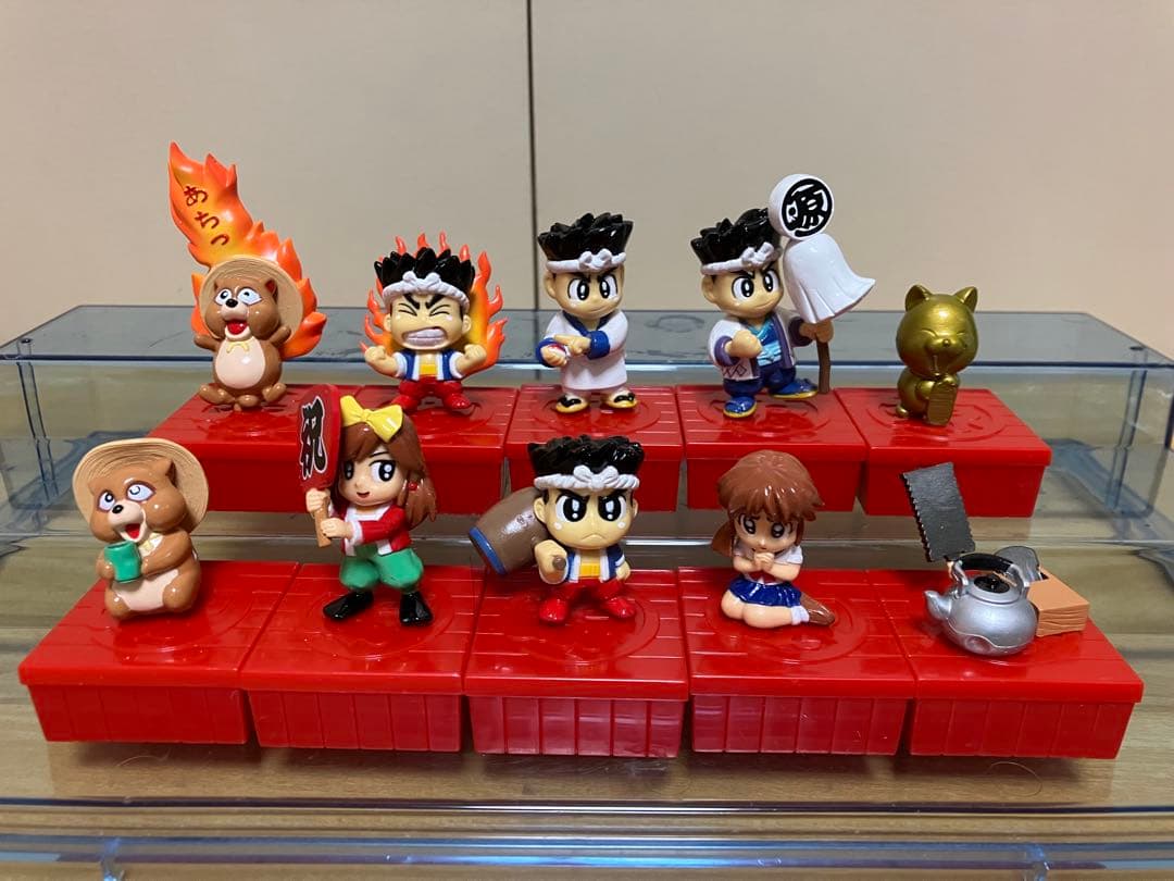 海物語・大工の源さん・モンスターハウス・吉宗　フィギュアセット　パチンコ・スロ