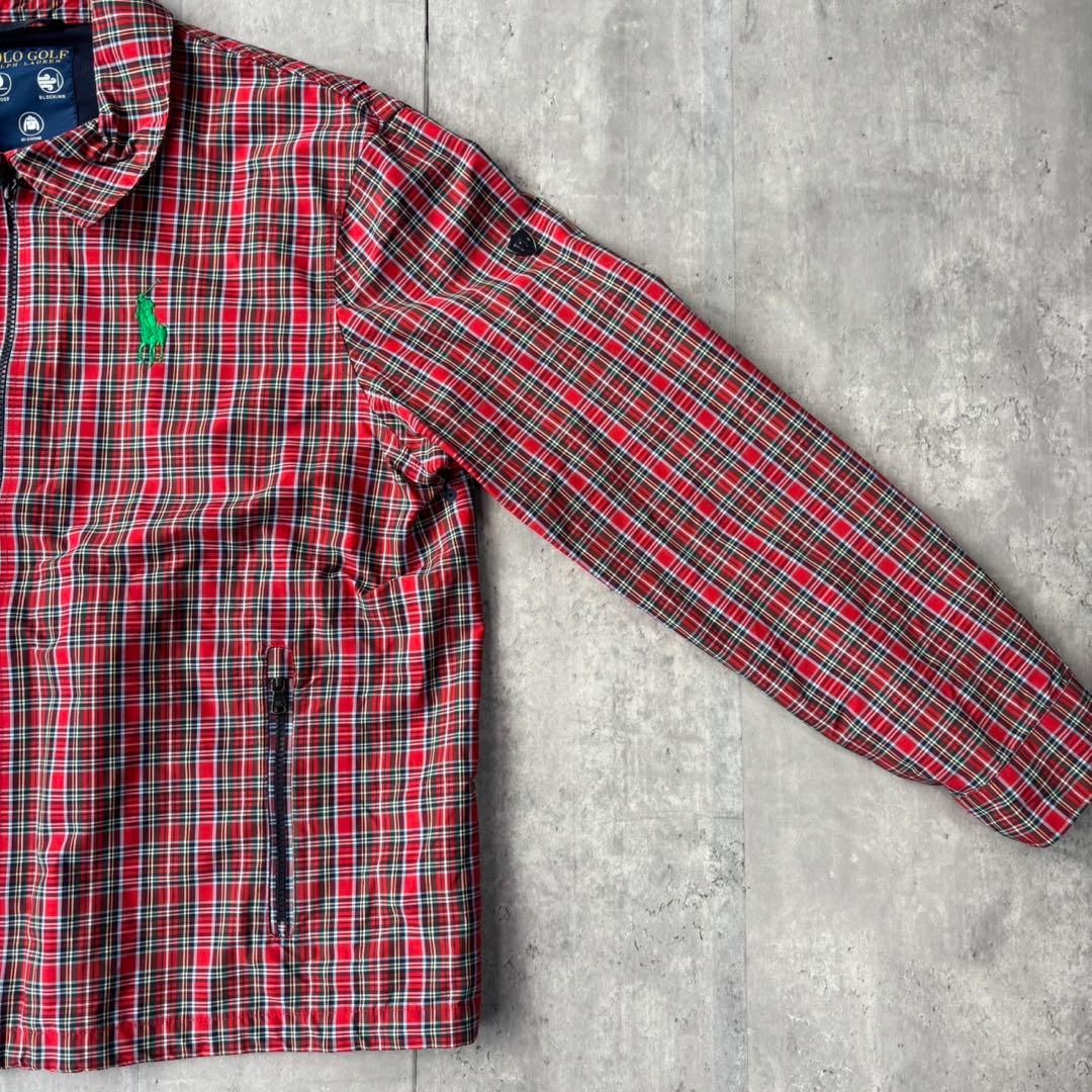 ラルフローレPolo GOLFチェック柄 スイングトップ