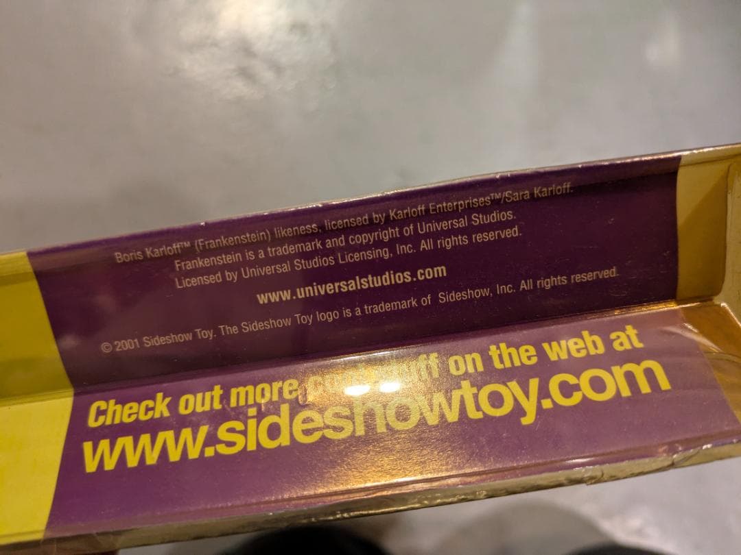 2001 未開封 フランケンシュタイン フィギュア ボリス・カーロフ