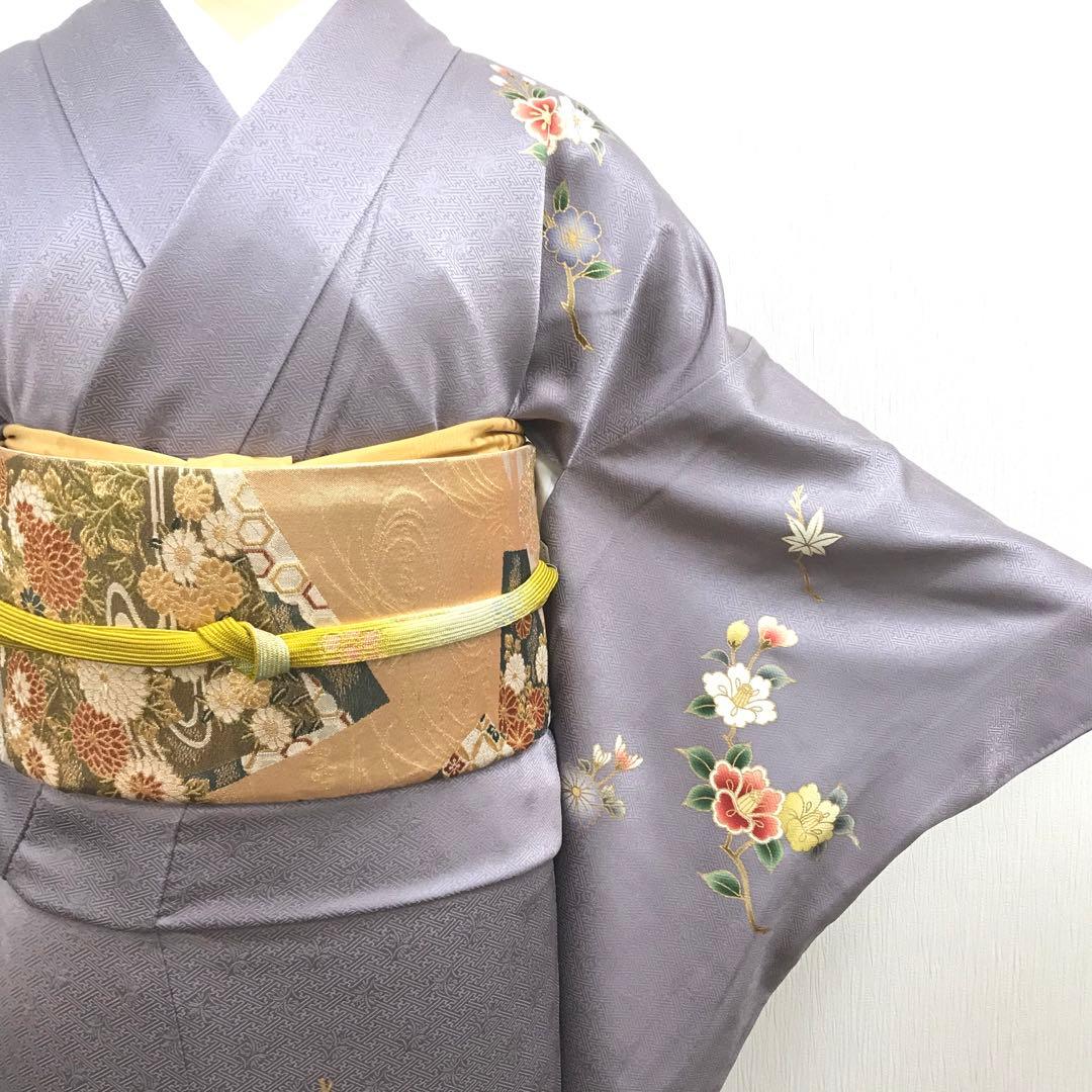 梅乃【118】正絹　訪問着　フルセット　裄67 七五三　お宮参り　結婚式