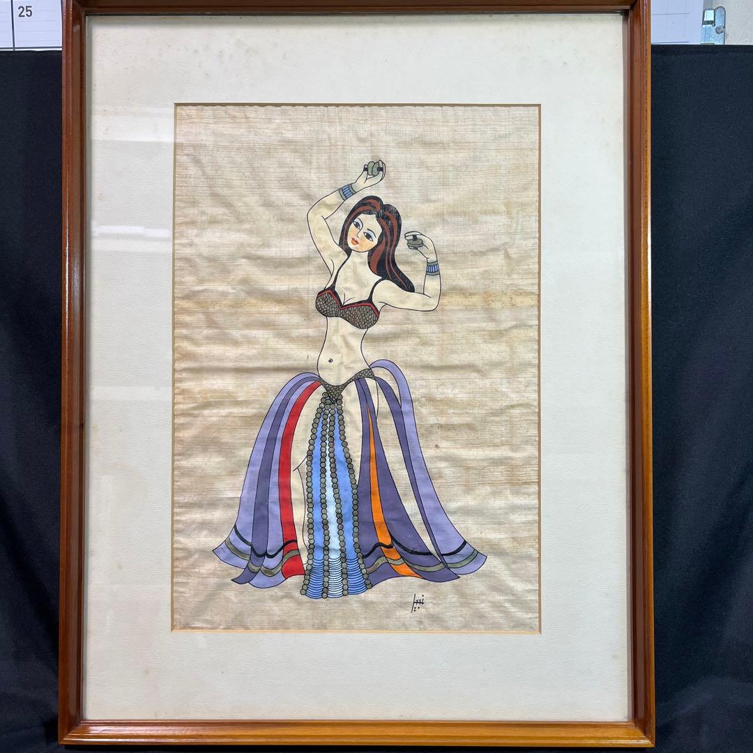 絵画　踊る女性