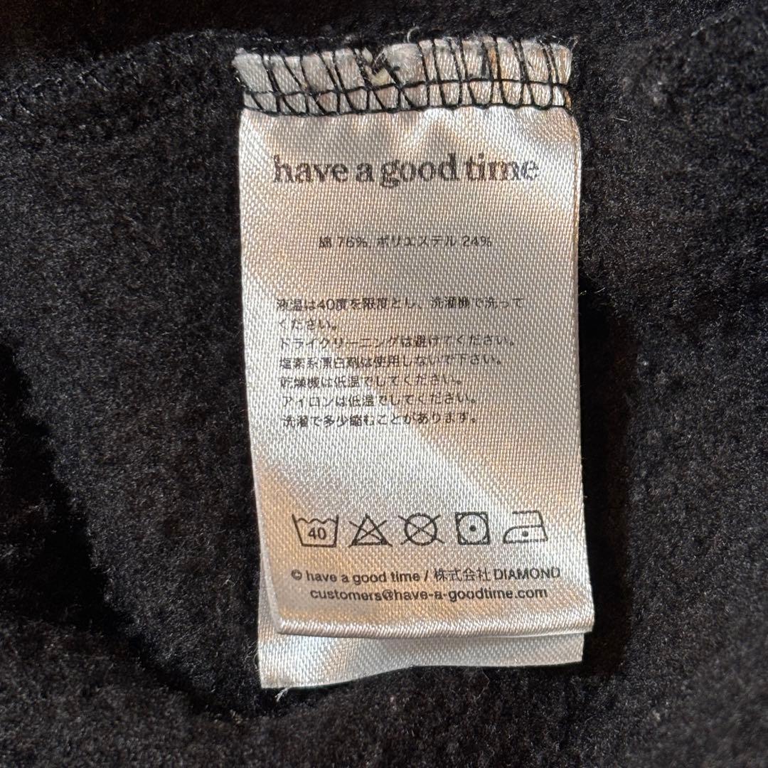 have a good time フーディ　Ｌ　ブラック