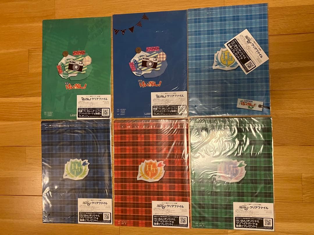 けいおん　クリアファイル　下敷き　ストラップ　ポスター　タオル　クリアシート