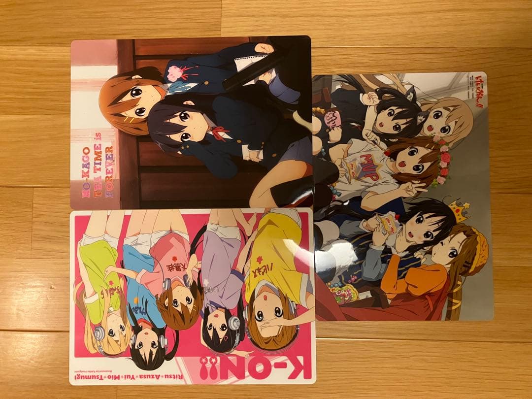 けいおん　クリアファイル　下敷き　ストラップ　ポスター　タオル　クリアシート