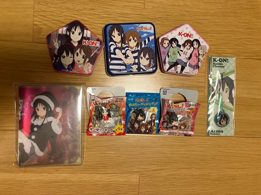 けいおん　クリアファイル　下敷き　ストラップ　ポスター　タオル　クリアシート