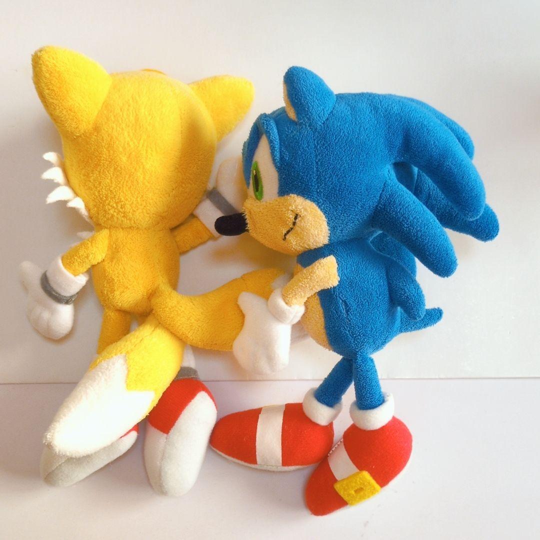 ソニック　テイルス　ぬいぐるみ　セット　正規品　ソニック・ザ・ヘッジホッグ　三英