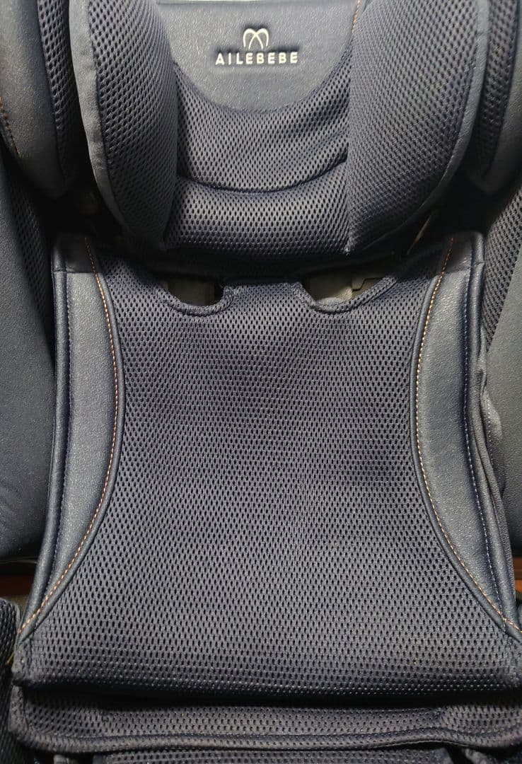 エールべべ パパットグランス ISOFIX ジュニアシート ネイビー　2台