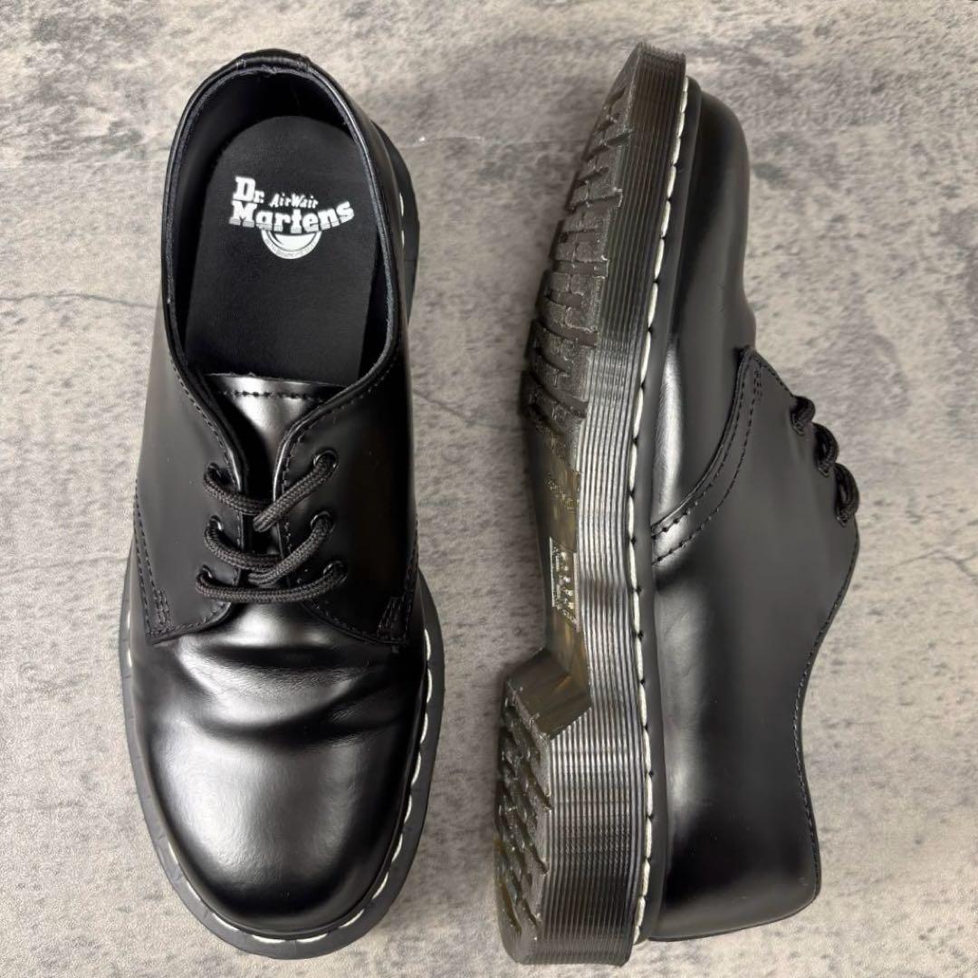 【良品】ドクターマーチン 1461 WS ホワイトステッチ UK8 (27cm)