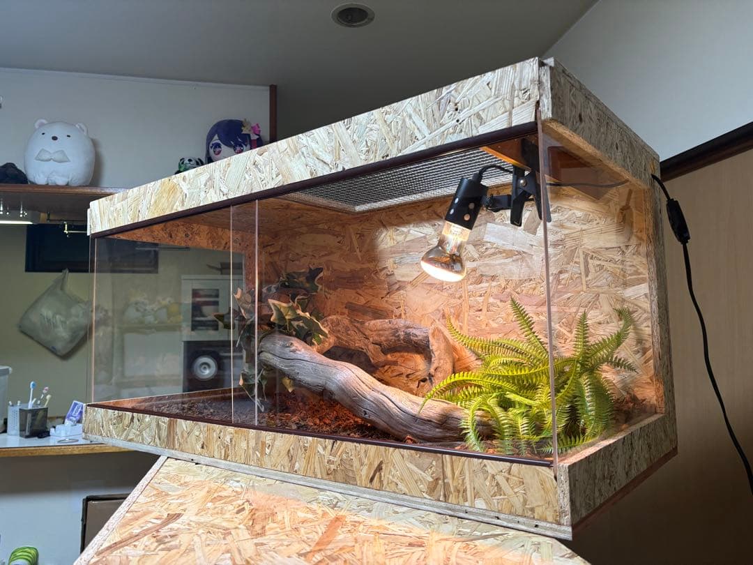 爬虫類ケージ 90×45×45 サイドアクリル仕様　ケージ 爬虫類　ペット