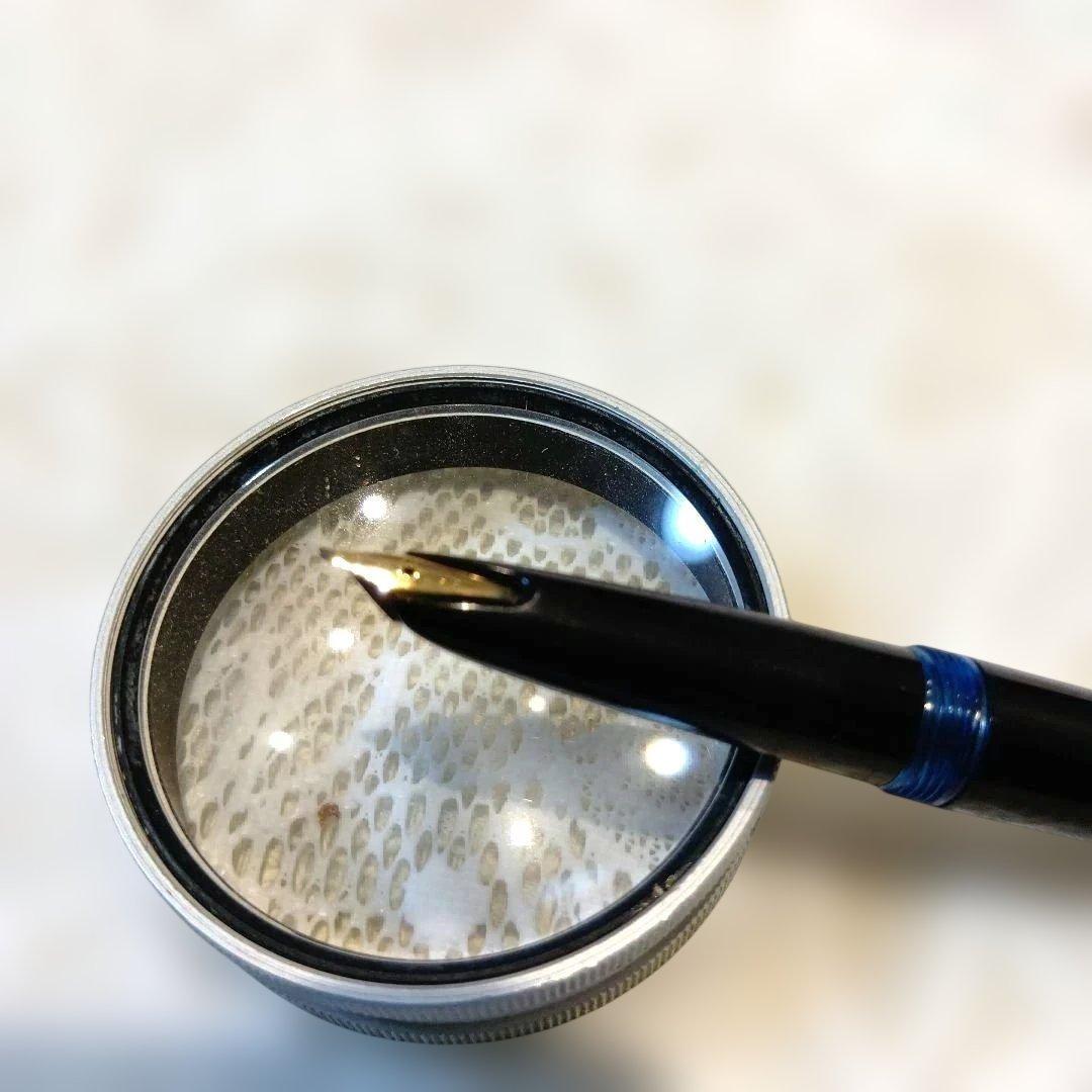 【ビンテージ】モンブラン No.32 万年筆 グリーン 585　＆インクボトル