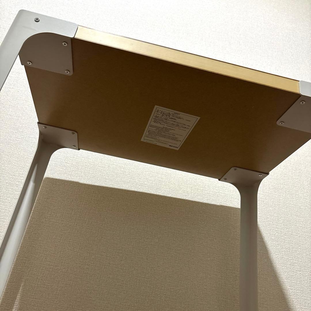 【極美品】無印良品 スチール脚 木製デスク 廃盤 希少