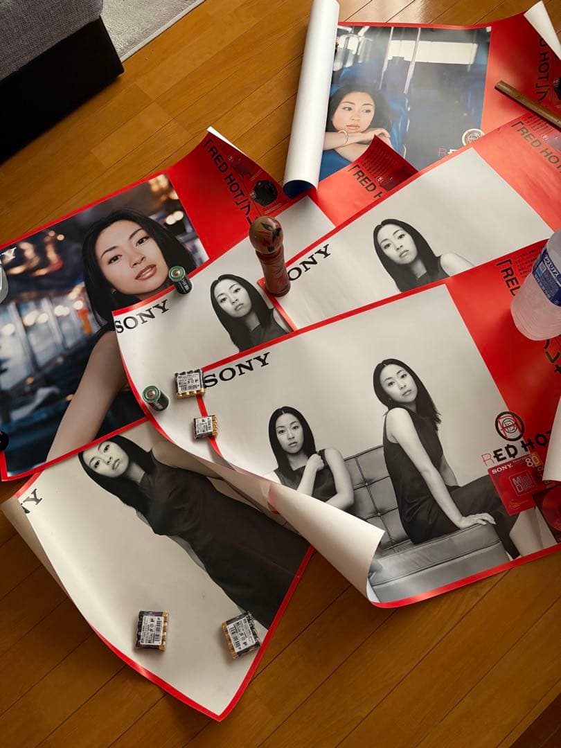 宇多田ヒカル　SONY RED HOT プレゼントキャンペーンポスター 6枚