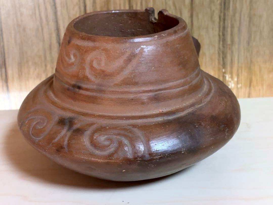 是川遺跡　祭祀用　縄文土器　晩期前葉　土器　骨董　アンティーク　発掘品　出土品