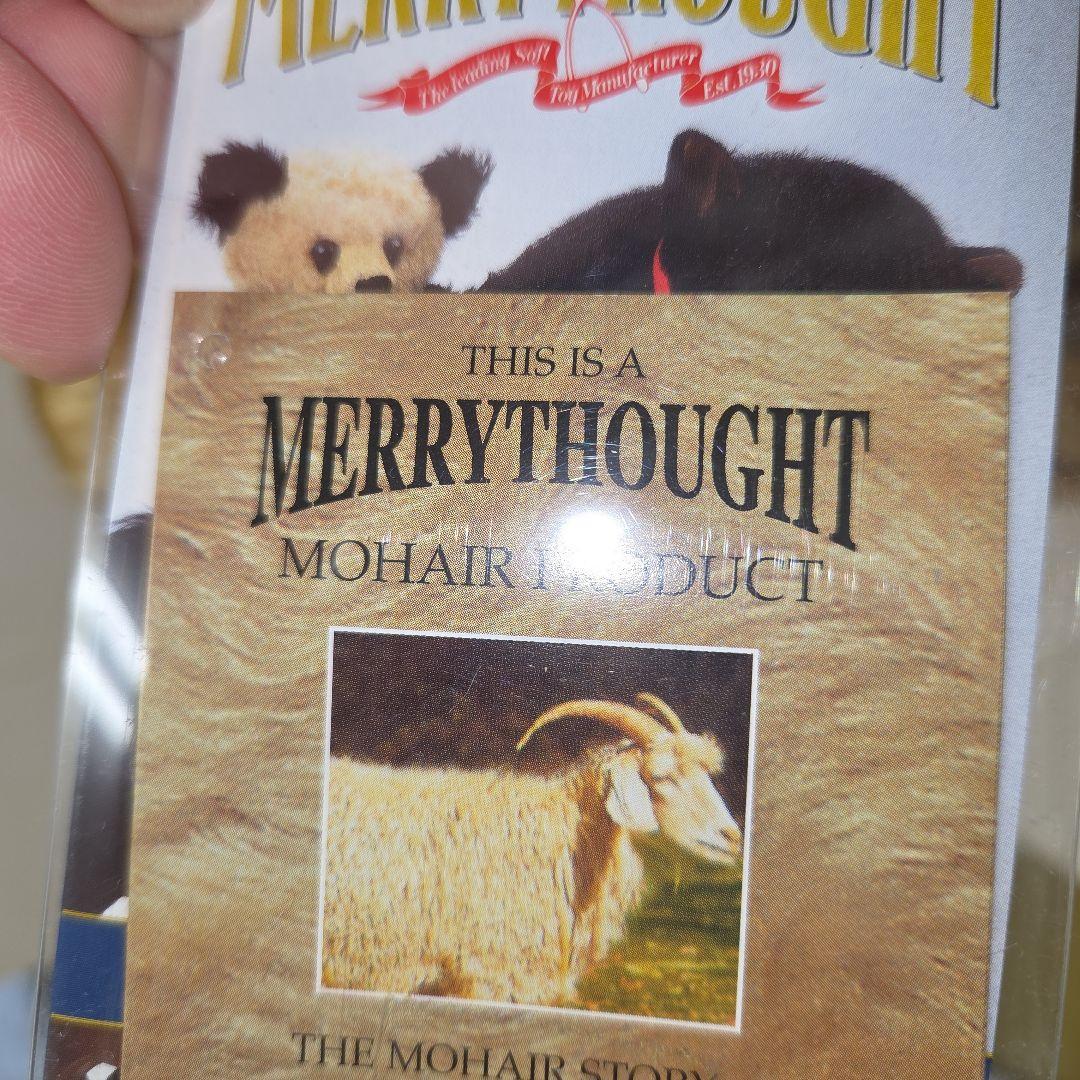 希少　Merry Thought 猫耳ハット付きベアーぬいぐるみ