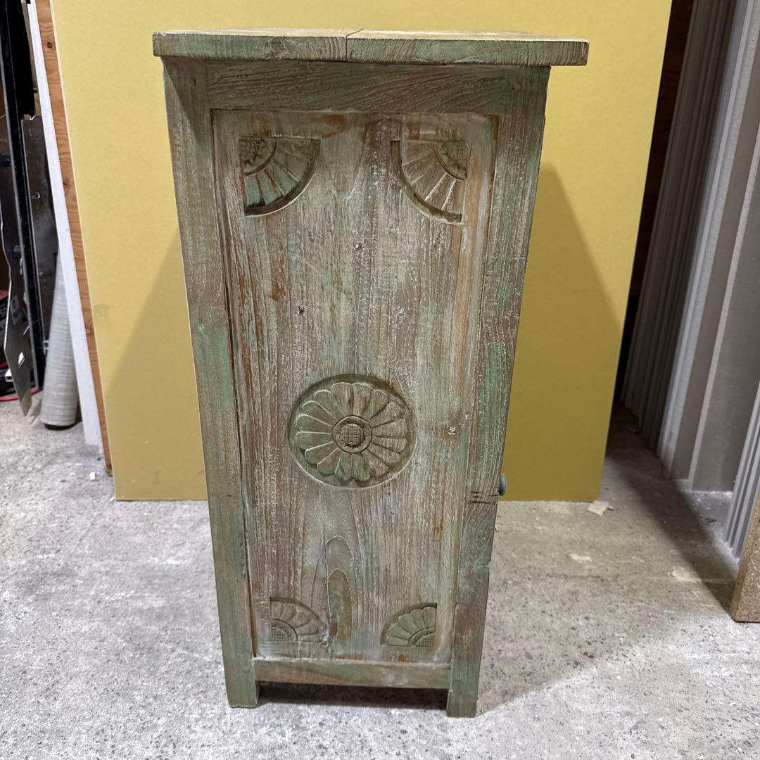 アンティーク　家具　木製家具 アジアンスタイル　バリ風　彫刻入り