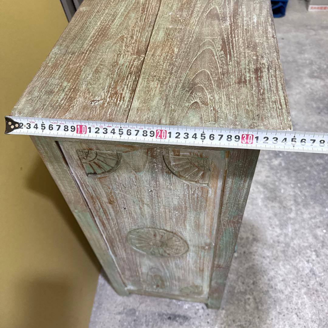 アンティーク　家具　木製家具 アジアンスタイル　バリ風　彫刻入り