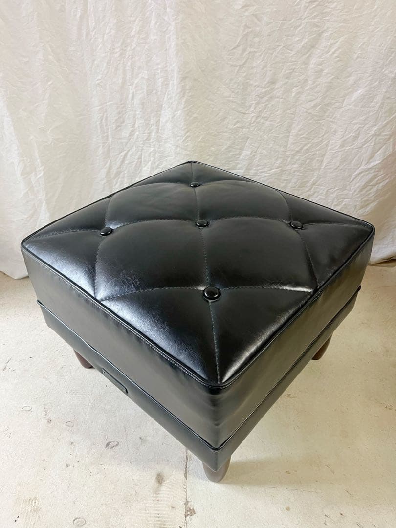 『karimoku60』カリモク60 オットマン ブラック 美品