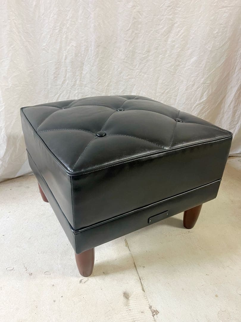 『karimoku60』カリモク60 オットマン ブラック 美品