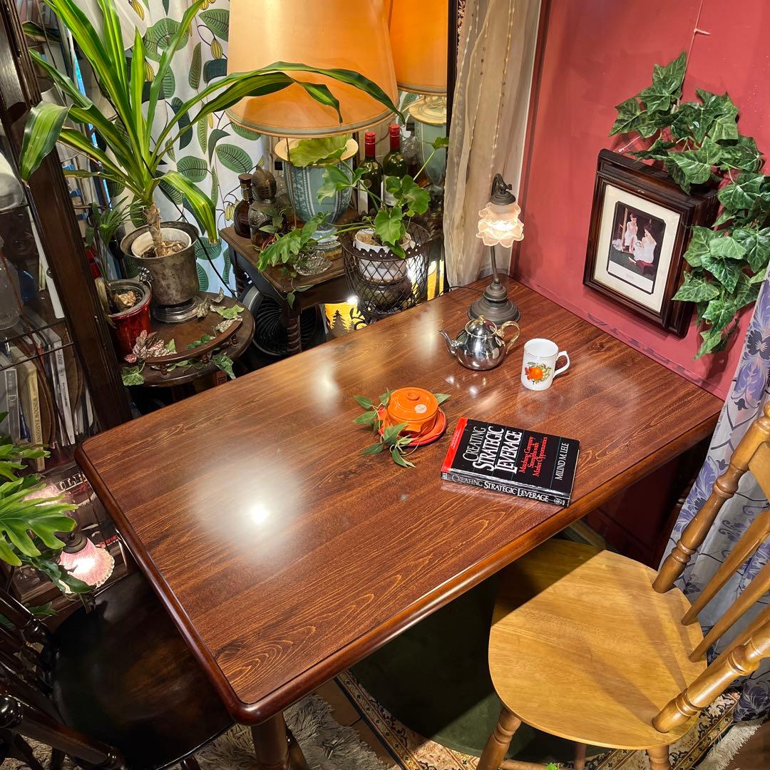 ヴィンテージ コロニアル ST メラミントップコンパクトダイニングテーブル