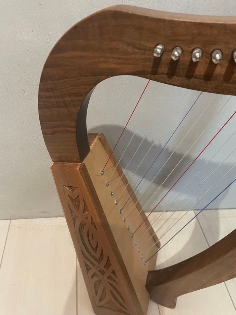 アイリッシュハープ　ベイビーハープ　12弦　チューニングツール付き