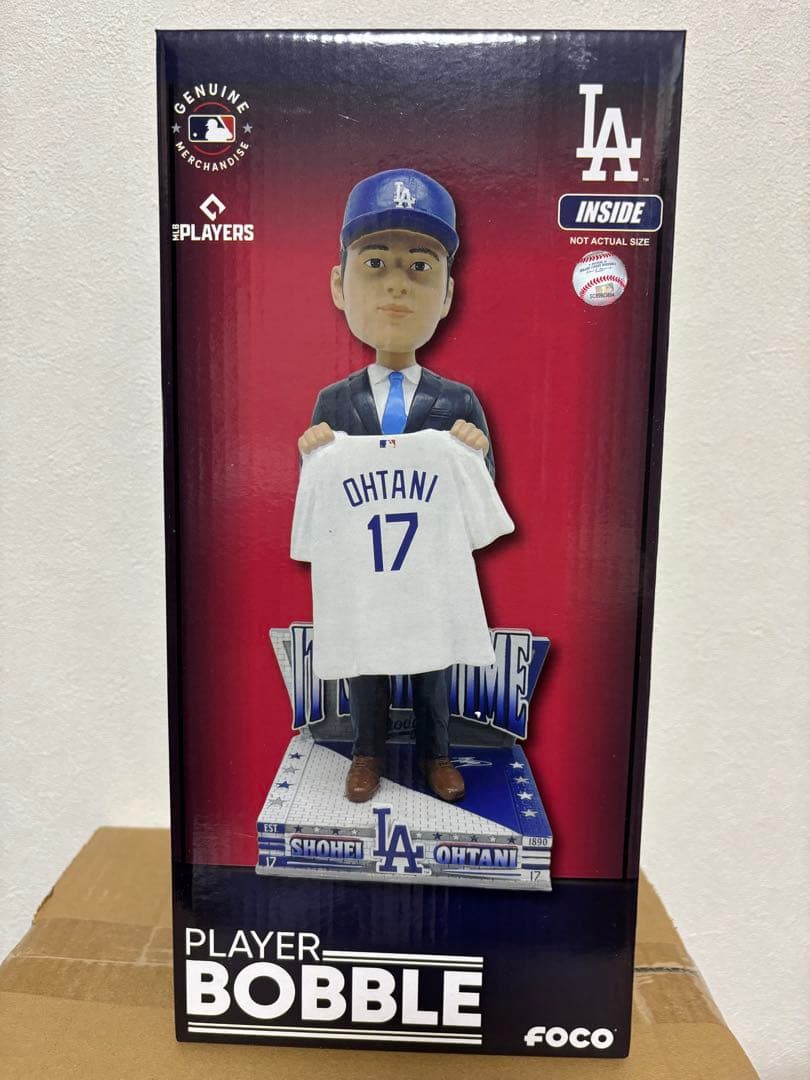 【正規品】大谷翔平 ドジャース入団記念ボブルヘッド