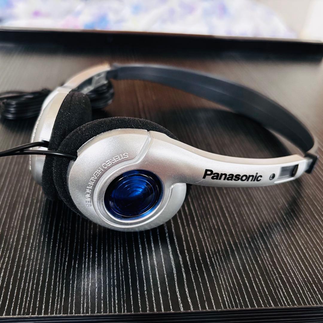 Panasonic ヘッドフォン ヘッドホン 有線 シルバー y2k レア