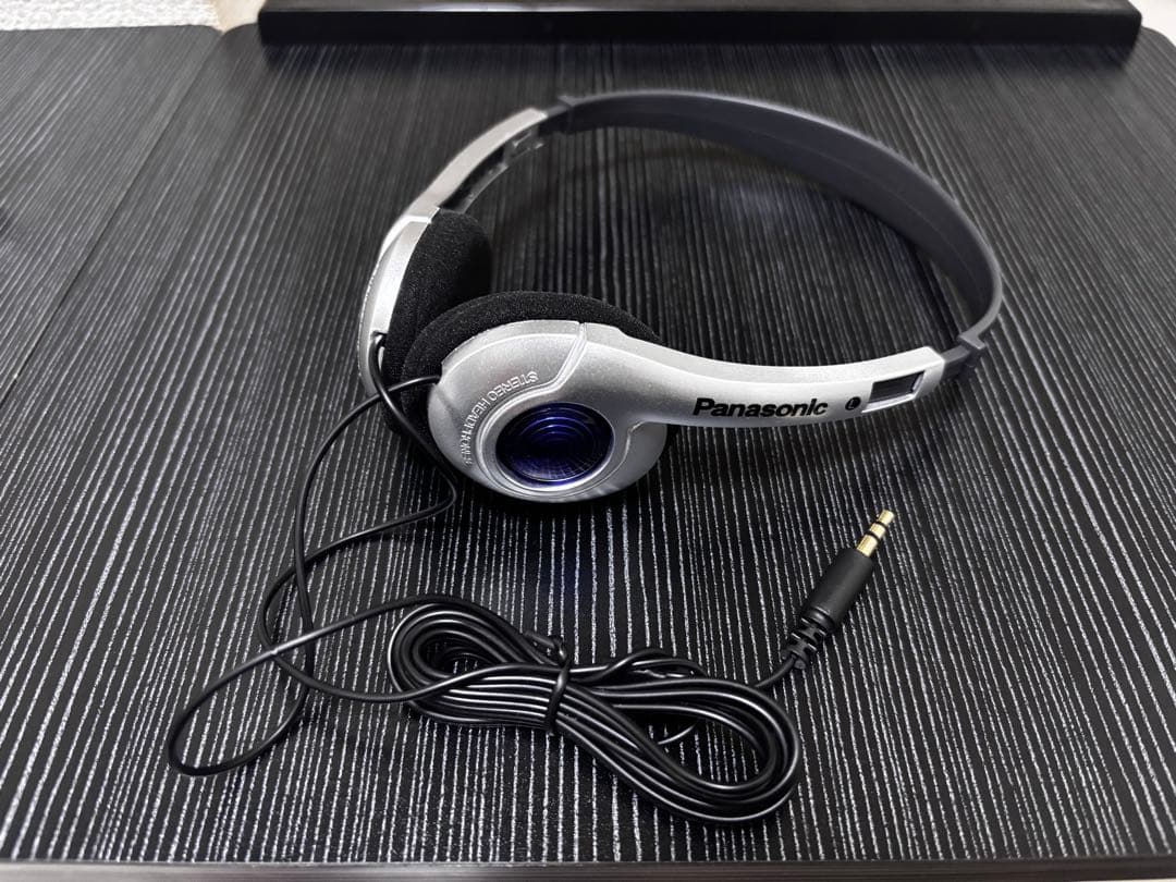 Panasonic ヘッドフォン ヘッドホン 有線 シルバー y2k レア