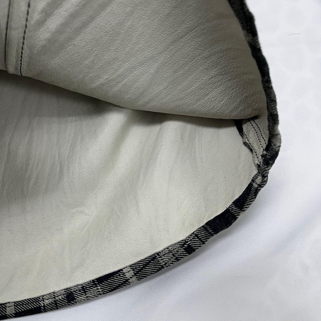 ballet ISAMU KATAYAMABACKLASHチェック柄レザーシャツ