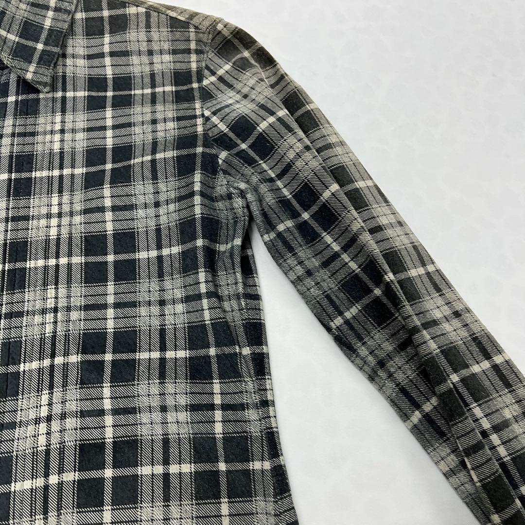 ballet ISAMU KATAYAMABACKLASHチェック柄レザーシャツ