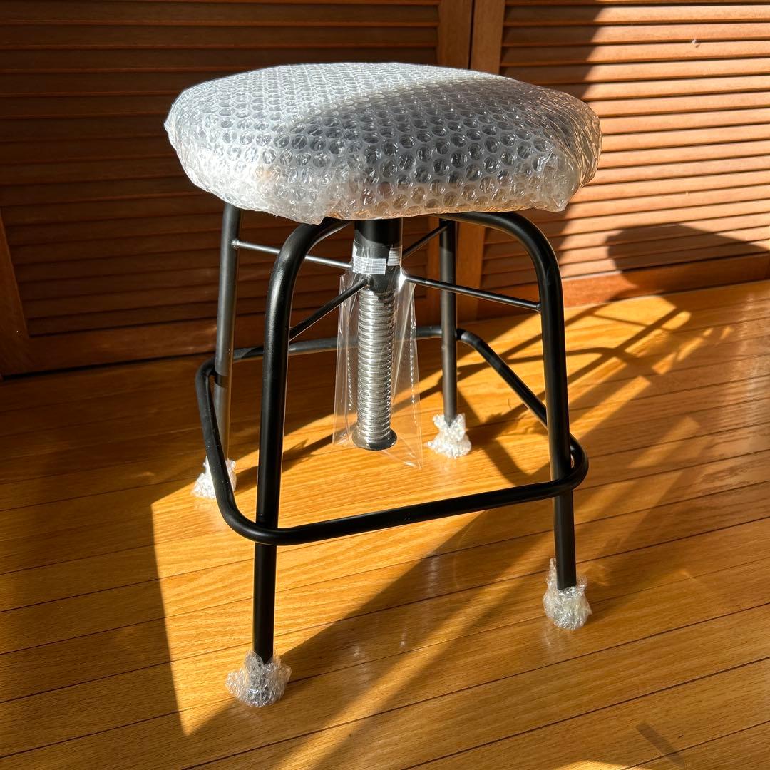 【MAYU】　【美品】Glam　ロースツール　昇降式ダイニングスツール