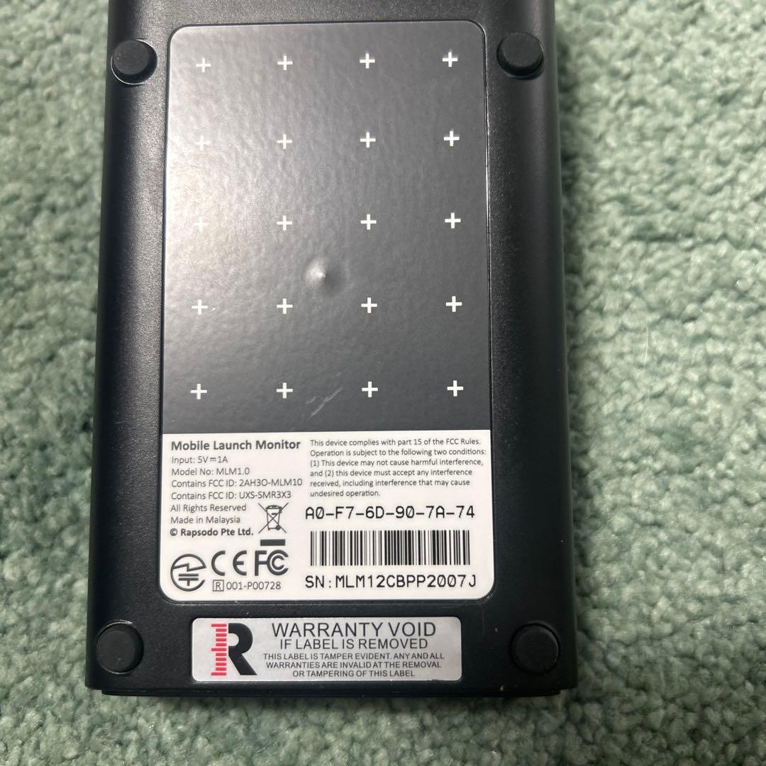 Rapsodo ゴルフ用距離計 黒赤