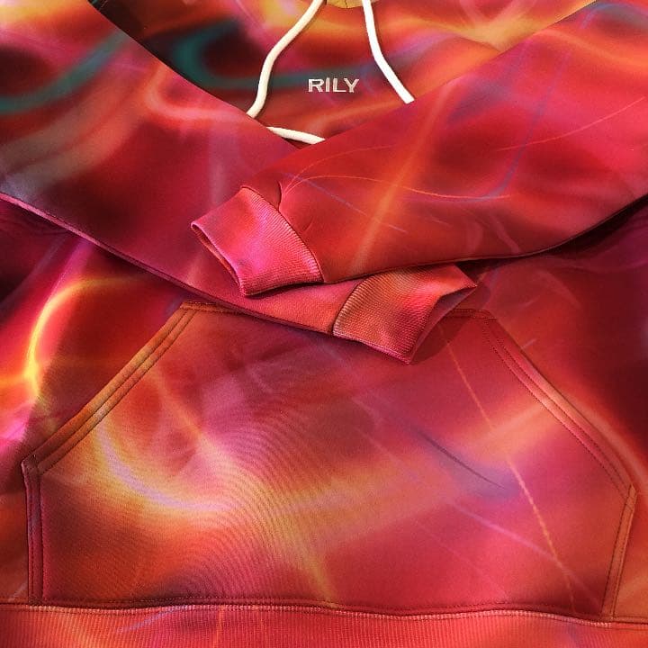 今市隆二 ブランド RILY リリー Neon Tex パーカー Lサイズ