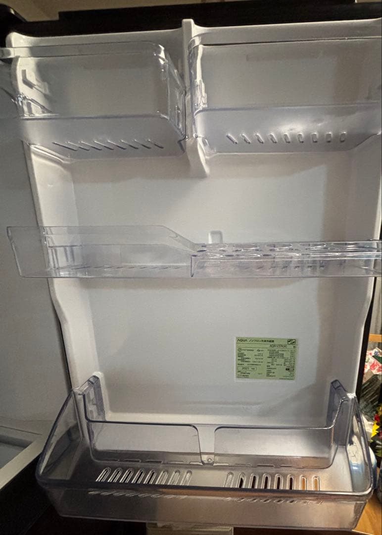 AQUA ノンフロン冷凍冷蔵庫