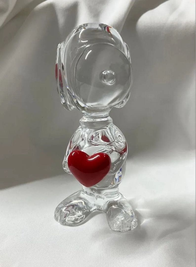 Baccarat スヌーピー クリスタルフィギュア