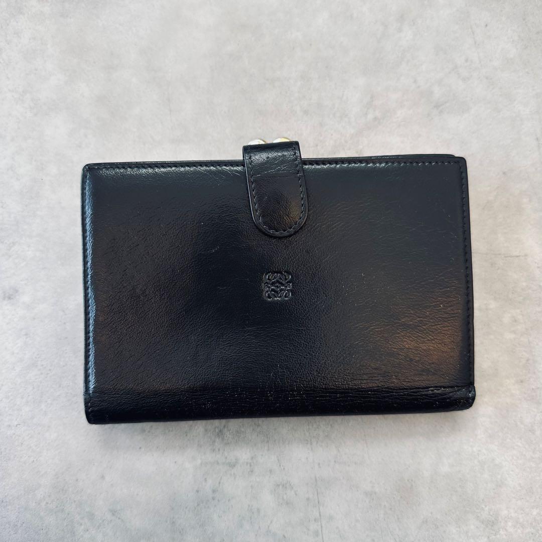 小物 LOEWE Anagram Gamaguchi Bifold Wallet