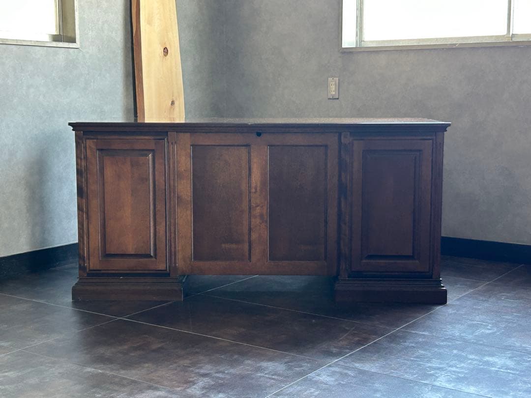 karimoku オールドカリモク　コロニアルデスク　書斎　デスク　両袖　SH