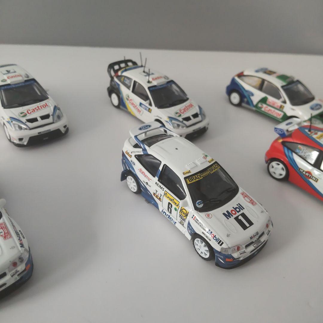 フォード　フォーカス、シエラ、エスコート　ラリーカーコレクション　7台セット